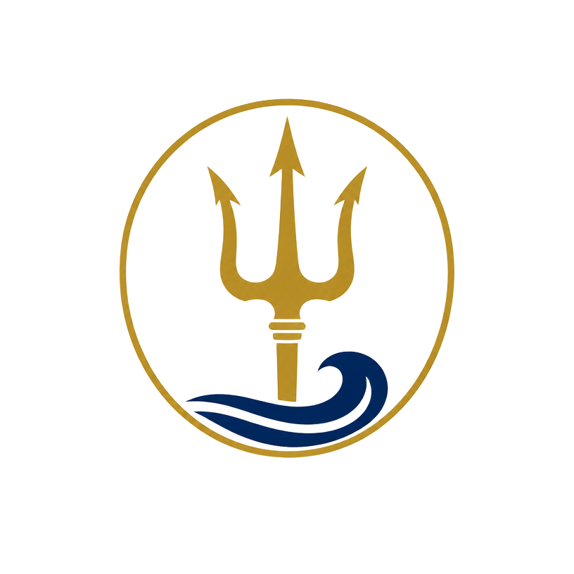 Triton Fuel Co. trident emblem